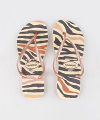 Chinelo-Havaianas-Feminino-Slim-Estampado-Animal-Print-Bege-9297182-Bege_1
