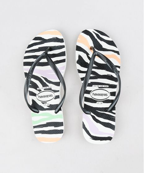 Chinelo-Havaianas-Feminino-Slim-Estampado-Animal-Print-Branco-9297185-Branco_1