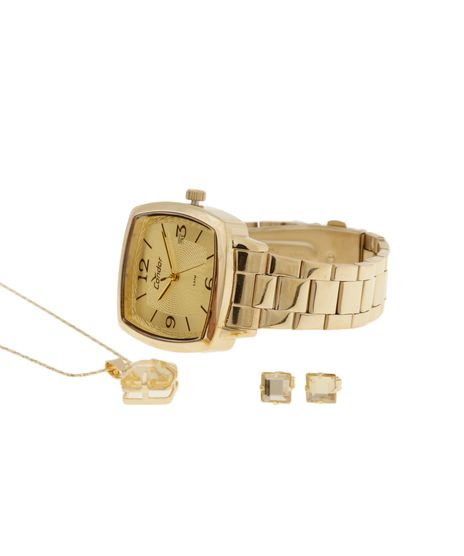 Kit-de-Relogio-Condor-Feminino-Analogico---Colar-e-Par-de-Brincos-CO2115UO-K4D---Dourado-8238256-Dourado_1