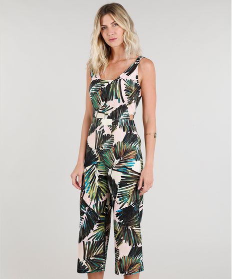 Macacao-Pantacourt-Feminino-Estampado-de-Folhagem-Rose-9249299-Rose_1