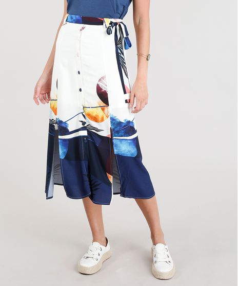 Saia-Midi-Feminina-com-Fendas-e-Faixa-para-Amarrar-Estampada-Off-White-9190787-Off_White_1