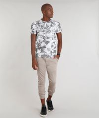 Camiseta-Masculina-Slim-Fit-Estampada-Floral-Manga-Curta-Gola-Careca-Branca-9324588-Branco_3
