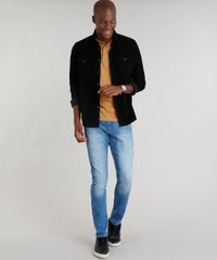 Polo-Masculina-Mescla-Manga-Curta-Caramelo-9116018-Caramelo_3