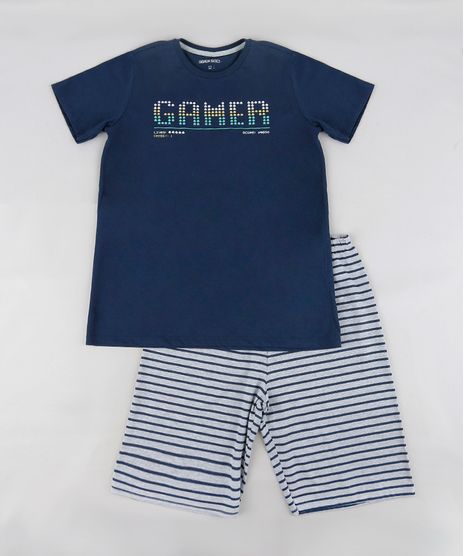 Pijama-Infantil--Gamer--Manga-Curta-Azul-Marinho-9288241-Azul_Marinho_1