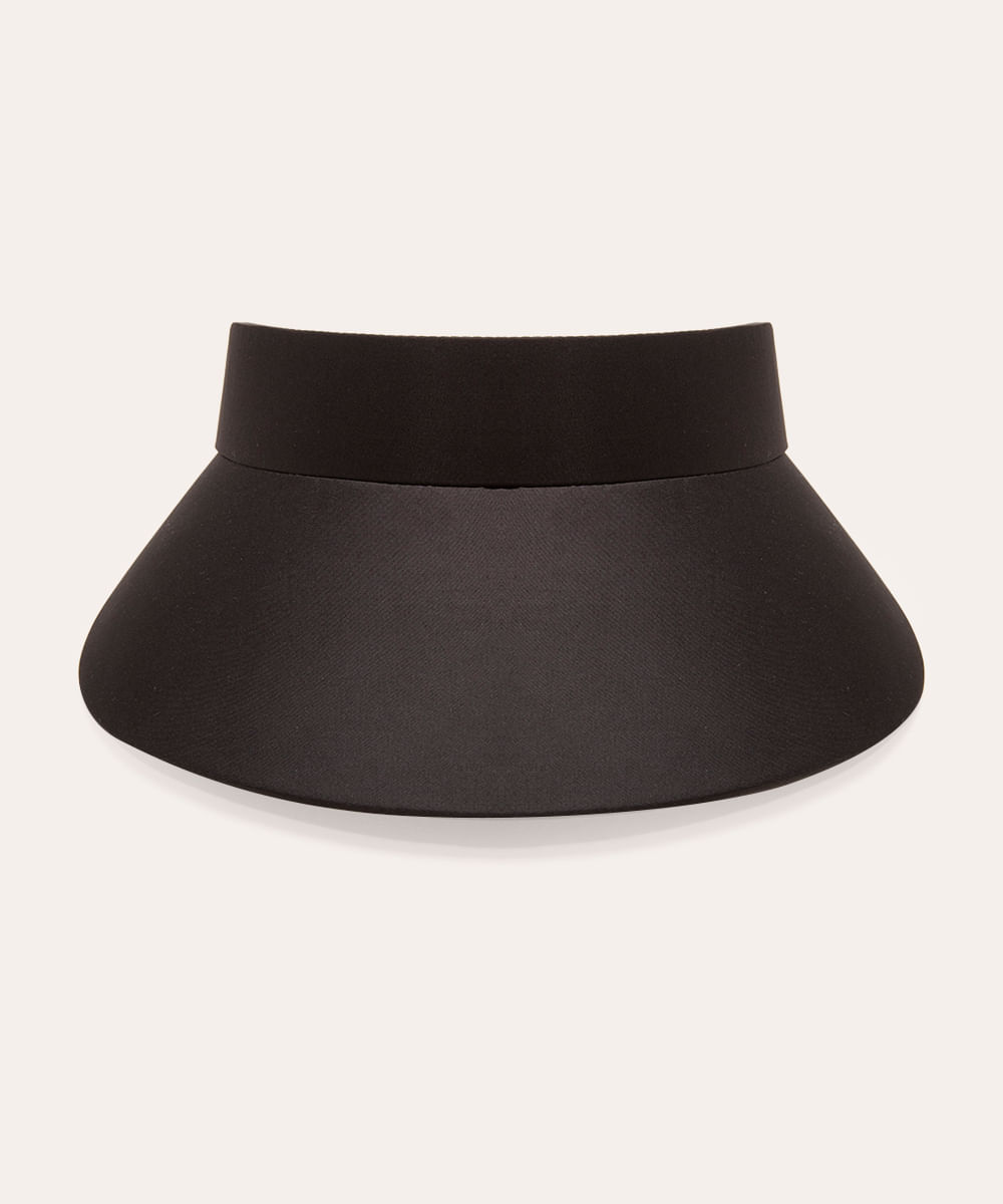 viseira aba larga com elástico preto