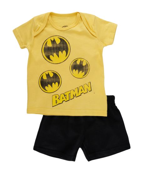 Conjunto-de-Camiseta-Batman---Bermuda-Preta-8198097-Preto_1