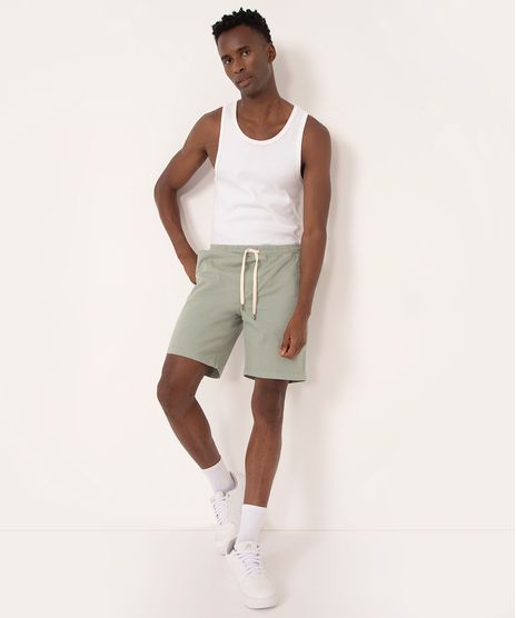 bermuda-jogger-de-sarja-com-cordao-verde-1037910-Verde_1