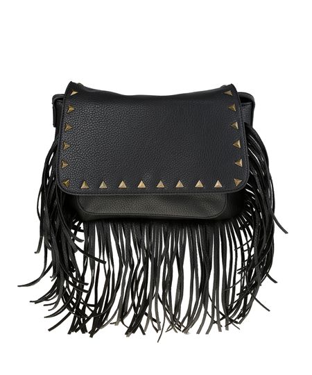 Bolsa-Transversal-com-Franjas-Preta-8045520-Preto_1 Bolsa-Transversal-com-Franjas-Preta-8045520-Preto_1