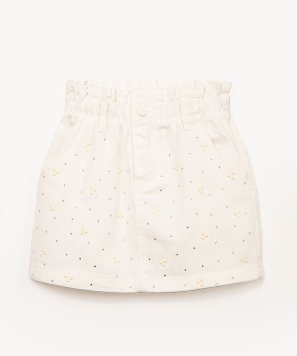 saia infantil de sarja clochard pérolas off white 12
