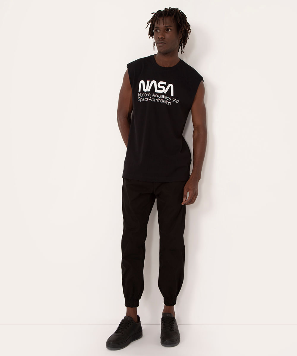 calça jogger slim preto