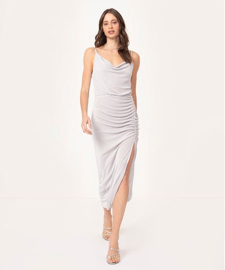 vestido-midi-decote-degage-franzido-com-fenda-prateado-1042205-Prateado_1