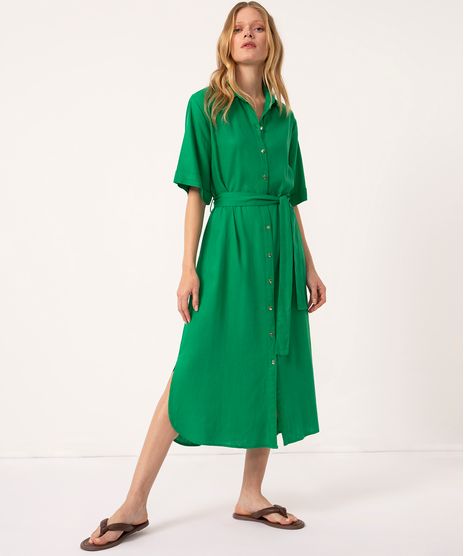 vestido-chemise-de-viscose-midi-com-faixa-verde-bandeira-1036438-Verde_Bandeira_1