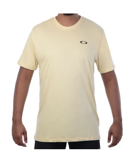 Oakley Camiseta masculina de elipse de metal, Linha vermelha, P