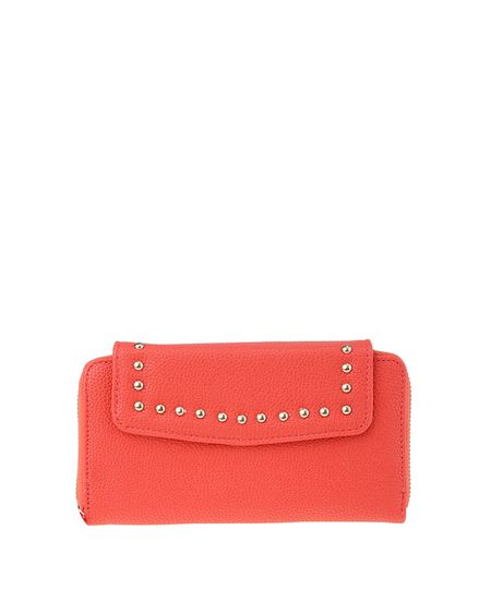 Carteira-com-Tachas-Coral-8043009-Coral_1 Carteira-com-Tachas-Coral-8043009-Coral_1