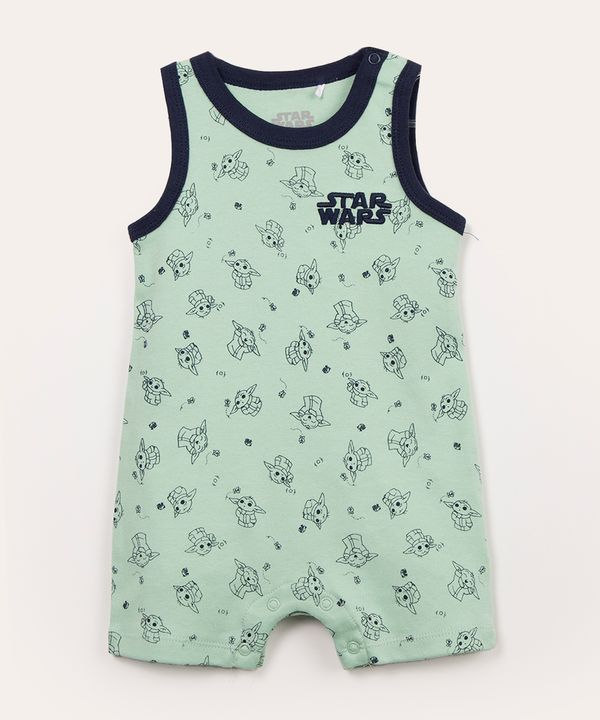 macaquinho infantil star wars verde 6-9