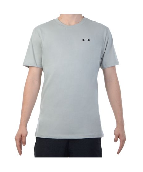 Oakley Camiseta masculina de elipse de metal, Linha vermelha, P