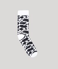 Meia-Masculina-Cano-Alto-Divertida-Estampada-de-Vaca-Malhada-Branca-9309985-Branco_1