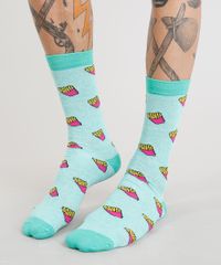 Meia-Masculina-Cano-Alto-Divertida-Estampada-de-Batata-Frita-Verde-Claro-8754688-Verde_Claro_2 Meia-Masculina-Cano-Alto-Divertida-Estampada-de-Batata-Frita-Verde-Claro-8754688-Verde_Claro_2