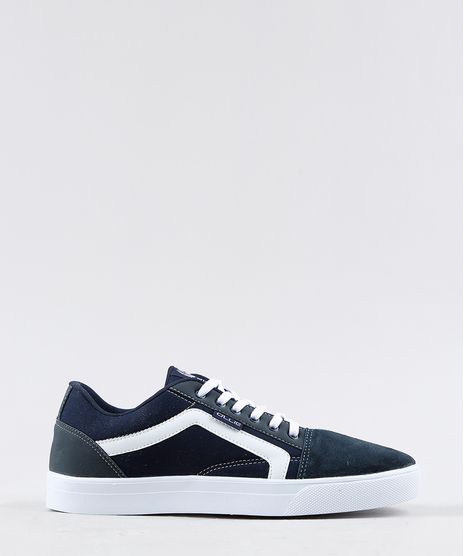 Tenis-Masculino-Ollie-com-Listra-Lateral-em-Lona-Azul-Marinho-9350431-Azul_Marinho_1