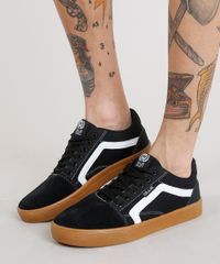 Tenis-Masculino-Ollie-com-Listra-Lateral-em-Lona-Preto-9350427-Preto_2