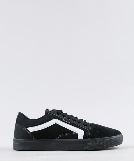 Tenis-Masculino-Ollie-com-Listra-Lateral-em-Lona-Preto-9350428-Preto_1