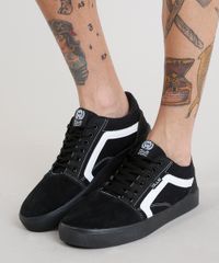 Tenis-Masculino-Ollie-com-Listra-Lateral-em-Lona-Preto-9350428-Preto_2