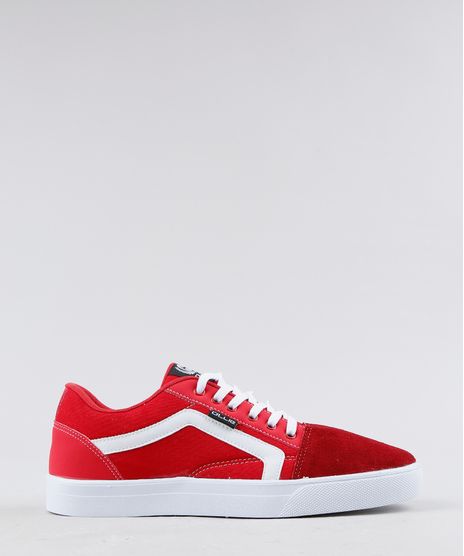 Tenis-Masculino-Ollie-com-Listra-Lateral-em-Lona-Vermelho-9350425-Vermelho_1