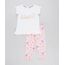 Conjunto-Infantil-de-Blusa--Love--Manga-Curta-Branca---Calca-Legging-Estampada-de-Estrela-do-Mar-Rosa-9125740-Rosa_1_1