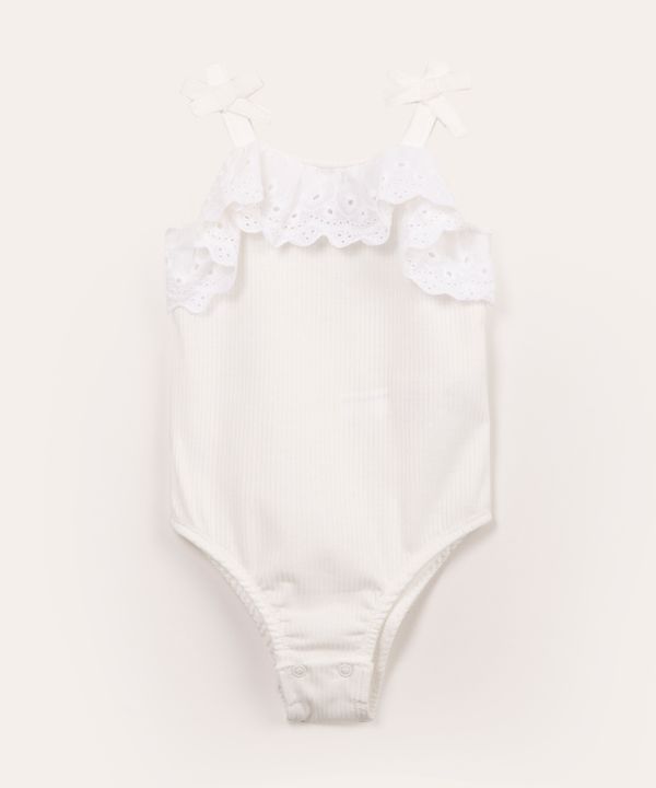 body infantil com babado rendado off white 2