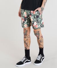 Short-Masculino-Estampado-Floral-com-Bolsos-Preto-9305454-Preto_1 Short-Masculino-Estampado-Floral-com-Bolsos-Preto-9305454-Preto_1