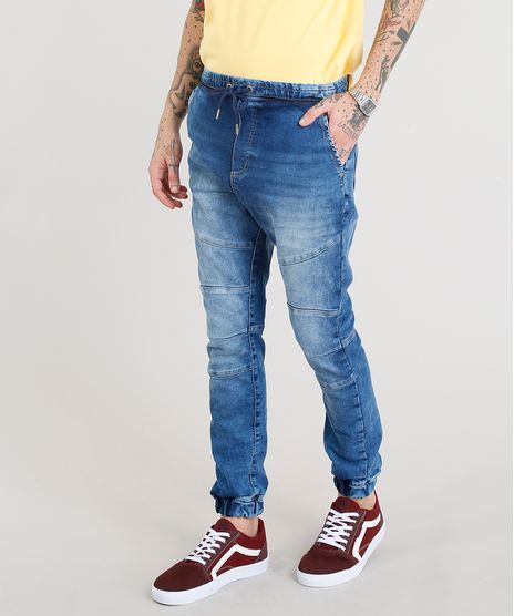 Calca-Jeans-Masculina-Jogger-Azul-Escuro-9328245-Azul_Escuro_1