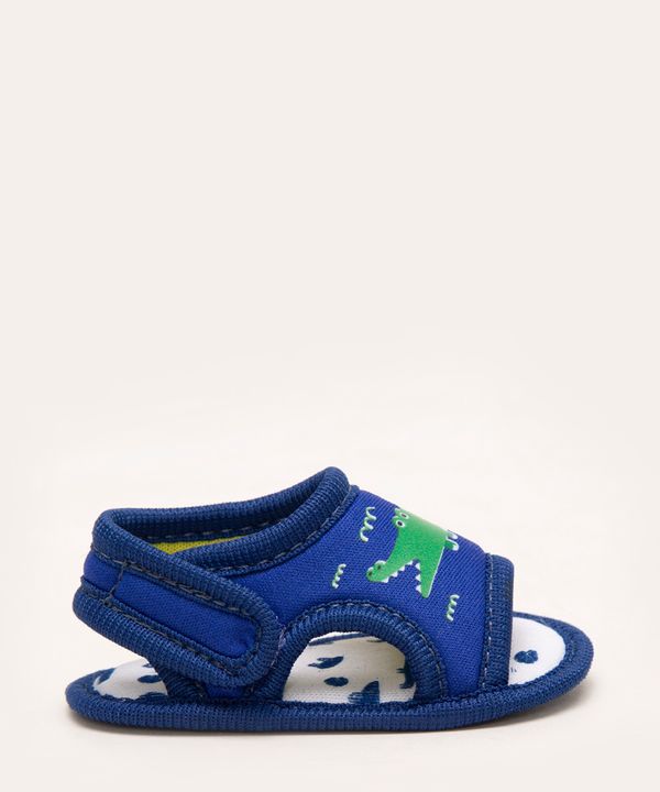 sandália infantil jacaré pimpolho azul 3