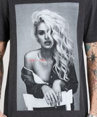 Camiseta-Masculina--I-Don-t-Care--Manga-Curta-Gola-Careca-Cinza-Mescla-Escuro-9276261-Cinza_Mescla_Escuro_4