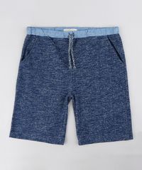 Bermuda-Infantil-em-Moletom-Mescla-Azul-Marinho-9198361-Azul_Marinho_1