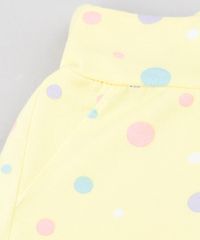 Short-Infantil-Estampado-de-Poas-com-Laco-Amarelo-9302435-Amarelo_4