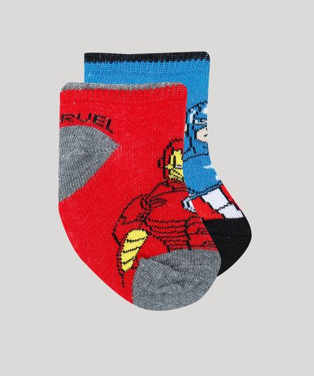 Kit-de-2-Meias-Infantis-Soquete-Os-Vingadores-Multicor-9333989-Multicor_1 Kit-de-2-Meias-Infantis-Soquete-Os-Vingadores-Multicor-9333989-Multicor_1