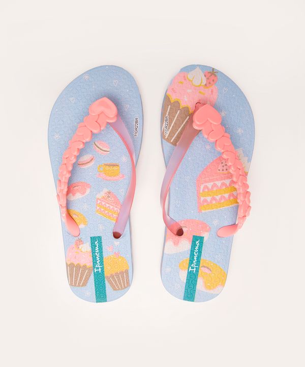 chinelo infantil candy ipanema azul 33-34