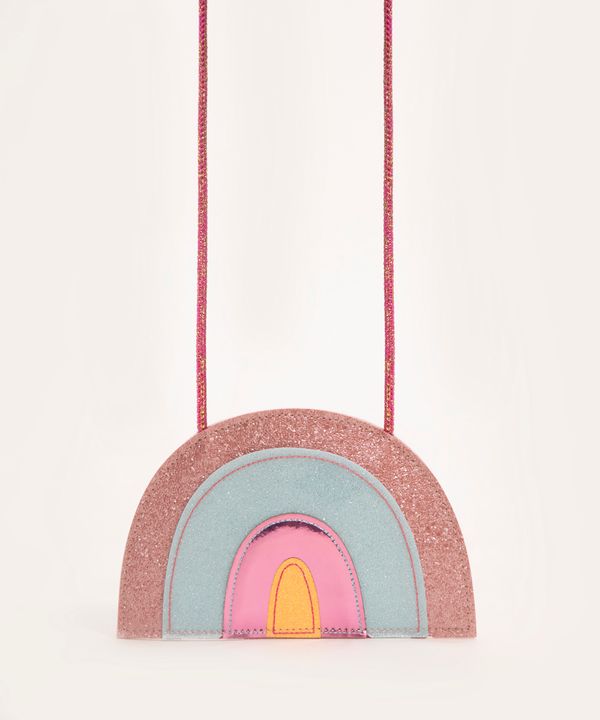 bolsa infantil arco-íris multicor Único