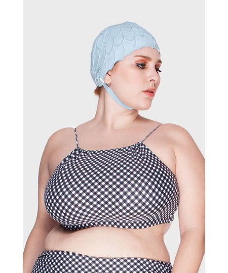 Top Cropped Frente Única Xadrez Vichy Plus Size Menor preço em Top Cropped Frente Única Xadrez Vichy Plus Size