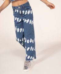 calca-infantil-jeans-wide-leg-tie-dye-azul-medio-1039653-Azul_Medio_4 calca-infantil-jeans-wide-leg-tie-dye-azul-medio-1039653-Azul_Medio_4