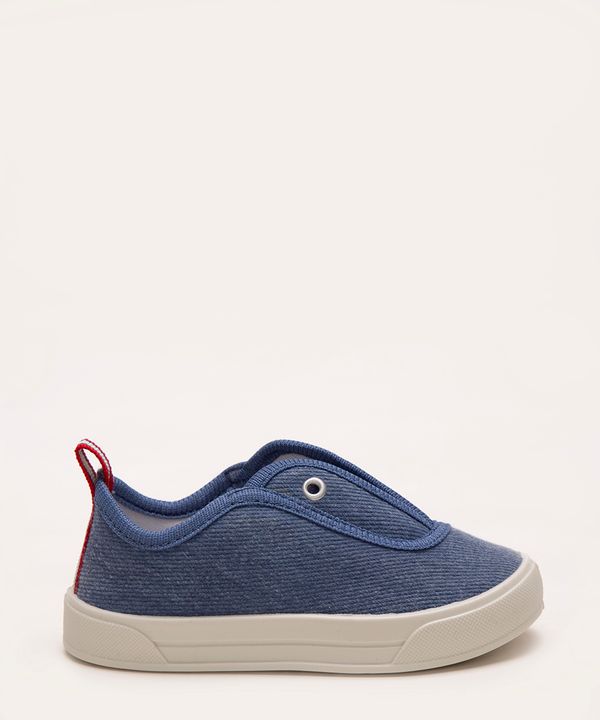 tênis infantil jeans azul médio 25