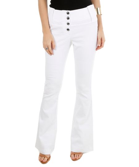 Calca-Flare-Texturizada-Branca-8056578-Branco_1 Calca-Flare-Texturizada-Branca-8056578-Branco_1