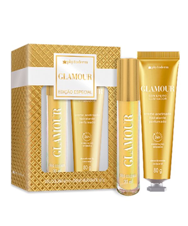 Kit Phytoderm Glamour Mini 30ml e Creme Acetinado 80g Único Único