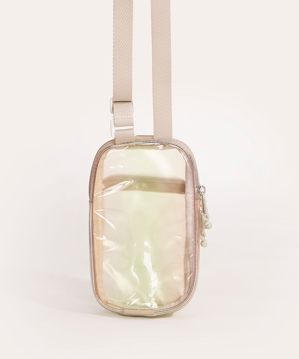 bolsa infantil transparente be positive multicor