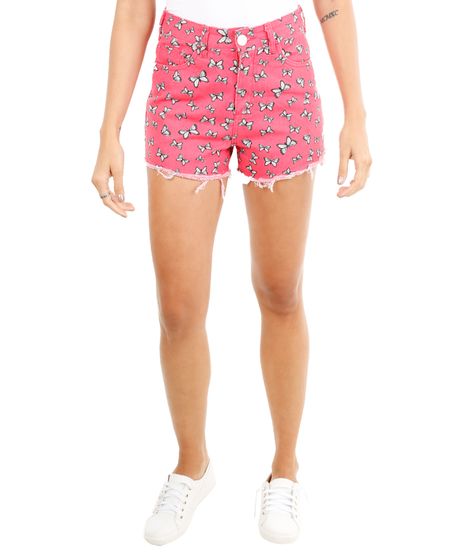 Short-Hot-Pant-de-Borboletas-Rosa-8154330-Rosa_1