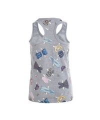 Regata-com-Estampa-de-Roupinhas-da-Barbie-Cinza-Mescla-8257621-Cinza_Mescla_2