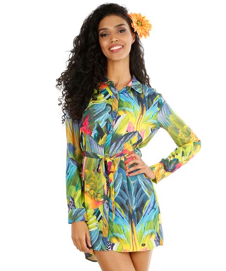 Vestido-Chemise-Blue-Man-Manto-Real-Verde-8104203-Verde_1