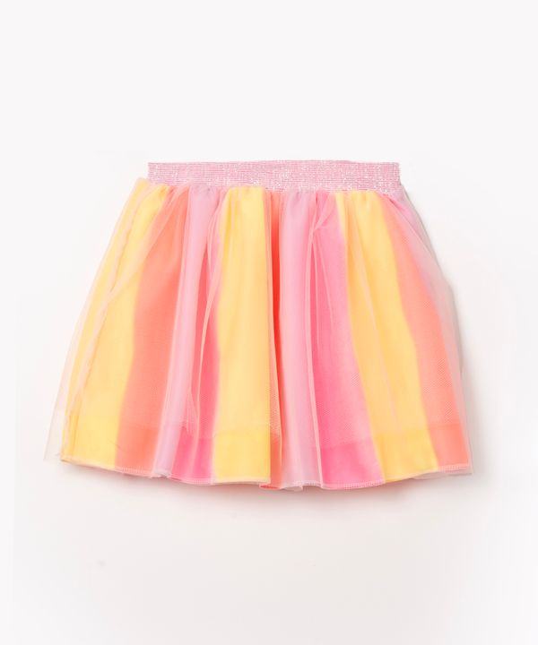 saia infantil de tule multicor 2