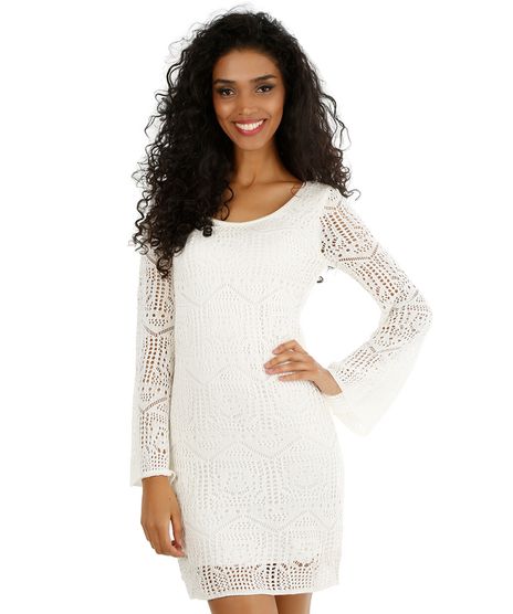 Vestido-Blue-Man-de-Croche-Bege-Claro-8105356-Bege_Claro_1