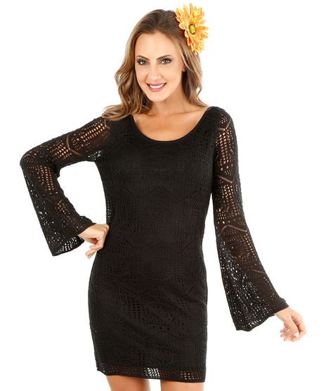 Vestido-de-Croche-Blue-Man-Preto-8105356-Preto_1